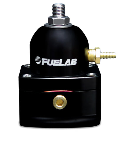 Fuelab - Fuelab 515 EFI Adjustable FPR 25-90 PSI (2) -10AN In (1) -6AN Return - Black - 51501-1 - MST Motorsports
