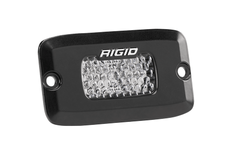 RIGID Industries - RIGID SR-M Series PRO, Flood Diffused, Flush Mount, Black Housing, Single - 922513 - MST Motorsports
