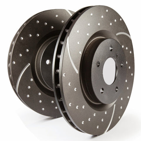 EBC Brakes - GD sport rotors, wide slots for cooling to reduce temps preventing brake fade - GD7555 - MST Motorsports
