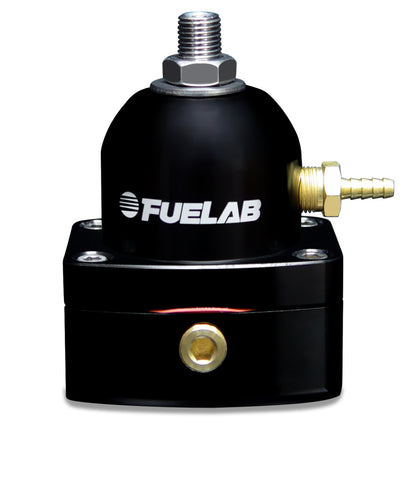 Fuelab - Fuelab 525 EFI Adjustable FPR In-Line 25-90 PSI (1) -6AN In (1) -6AN Return - Black - 52501-1 - MST Motorsports