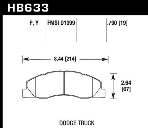 Hawk Performance - Hawk Super Duty Street Brake Pads - HB633P.790 - MST Motorsports