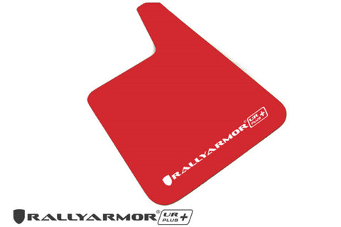 Rally Armor - Red Mud Flap/White Logo - MF20-URP-RD/WH - MST Motorsports