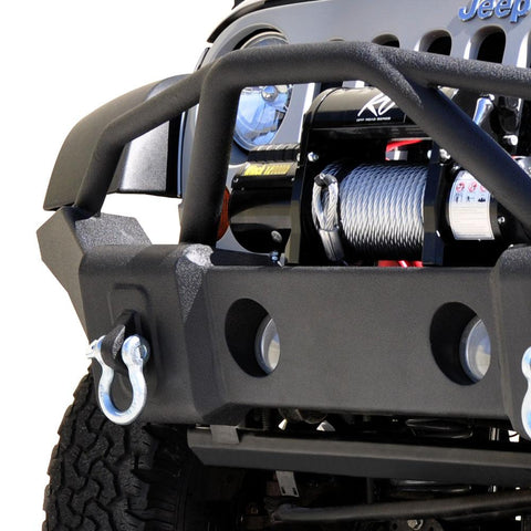 DV8 Offroad - Jeep JK/JL/Gladiator Jeep Front Full Size Bumper FS-1 - FBSHTB-01 - MST Motorsports