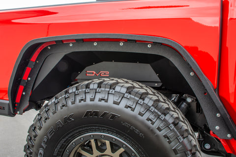 DV8 Offroad - Jeep JT Inner Fender; Rear; Black - INFEND-04RB - MST Motorsports