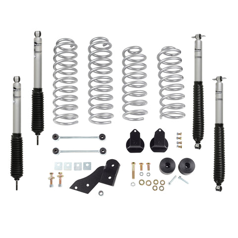 Rubicon Express - 2.5 Inch Standard Coil Lift Kit With Mono Tube Shocks - RE7141M - MST Motorsports