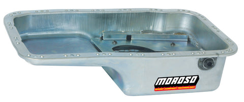 Moroso - Moroso Acura/Honda 1.6L B16A3 Road Race Baffled Wet Sump 5.5qt 6in Steel Oil Pan - 20910 - MST Motorsports