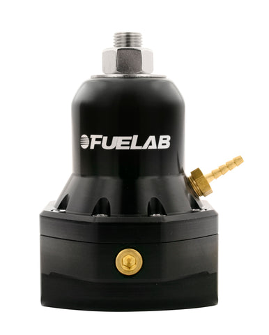 Fuelab - Fuelab 565 EFI Adjustable FPR 40-80 PSI (2) -10AN In (1) -10AN Return Max Flow Bypass - Black - 56504-1 - MST Motorsports