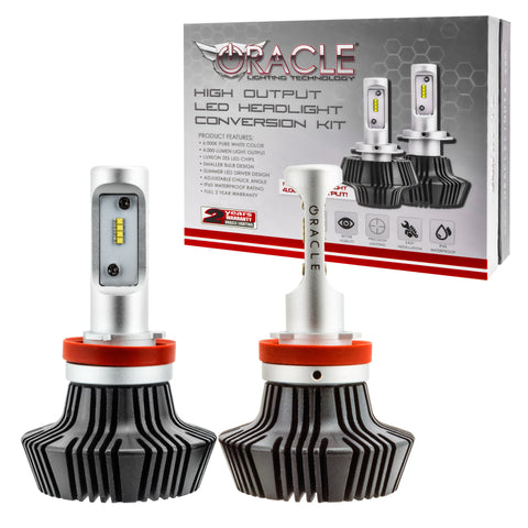 ORACLE Lighting - Oracle H11 4000 Lumen LED Headlight Bulbs (Pair) - 6000K - 5235-001 - MST Motorsports