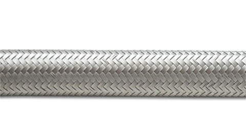 Vibrant - 10ft Roll of Stainless Steel Braided Flex Hose; AN Size: -8; Hose ID 0.44" - 11918 - MST Motorsports