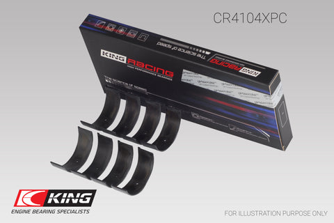 King Engine Bearings - King Audi/VW 83-03 1.6L/1.8L/2.0L Performance Coated Rod Bearing Set - CR4104XPC - MST Motorsports
