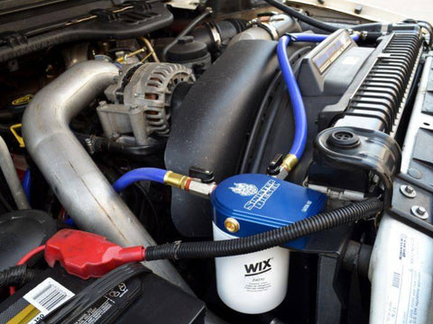 Sinister Diesel - Coolant Filtration System for 2003-2007 Ford Powerstroke 6.0L. - SD-COOLFIL-6.0-W - MST Motorsports