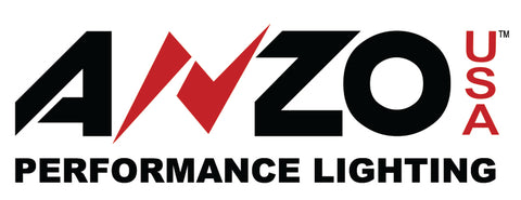 ANZO - ANZO 2003-2006 Chevy Silverado Crystal Headlight w/ Signal Light Black Amber (4 pcs) - 111452 - MST Motorsports