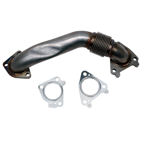 Wehrli - Wehrli 01-04 Chevrolet 6.6L Duramax LB7 2in Stainless Pass. Side Up Pipe w/Gaskets (Single Turbo) - WCF100654 - MST Motorsports