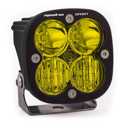Baja Designs - Baja Designs Squadron Sport Driving/Combo Pattern Black LED Light Pod - Amber - 550013 - MST Motorsports