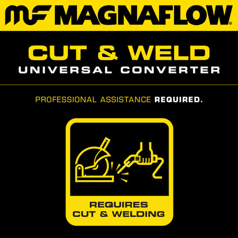 Magnaflow Exhaust Products - Standard Grade Universal Catalytic Converter - 2.50in. - 91006 - MST Motorsports