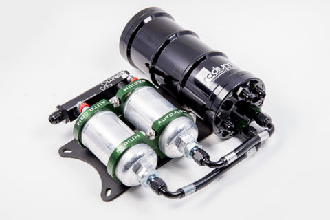 Radium Engineering - Radium Engineering Dual External Bosch 044 Horizontal Fuel Surge Tank (Pumps Not Incl) - 20-0052-00 - MST Motorsports