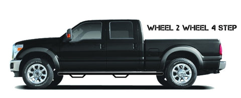 N-Fab - N-Fab Nerf Step 14-17 Chevy-GMC 1500 Regular Cab 6.5ft Bed - Gloss Black - Bed Access - 3in - C1470RC-4 - MST Motorsports