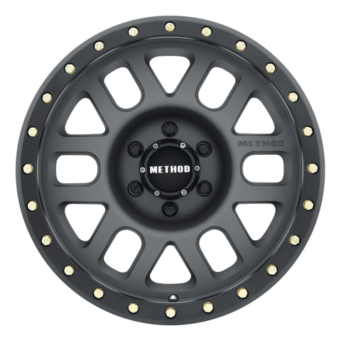 Method Wheels - Method MR309 Grid 18x9 0mm Offset 6x5.5 108mm CB Titanium/Black Street Loc Wheel - MR30989060800 - MST Motorsports