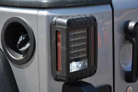 DV8 Offroad - 07-18 Jeep JK LED Tail Light; Hexagon Light - TLJK-02 - MST Motorsports