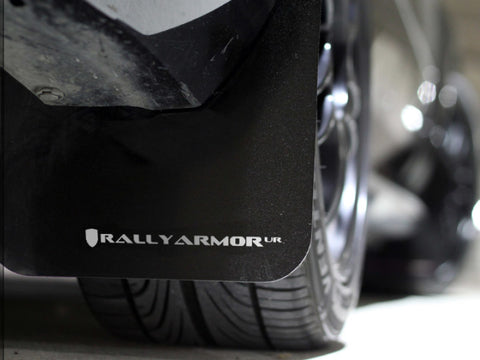 Rally Armor - Black Mud Flap/White Logo - MF1-UR-BLK/WH - MST Motorsports