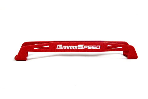 GrimmSpeed - GrimmSpeed 08-18 Subaru WRX/STI Lightweight Battery Tie Down - Red - 121033 - MST Motorsports