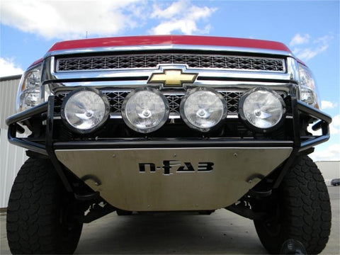 N-Fab - N-Fab RSP Front Bumper 07-13 Chevy 1500 - Gloss Black - Multi-Mount - C074RSP - MST Motorsports