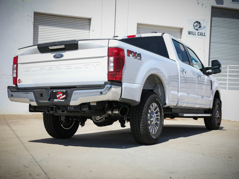aFe - aFe Apollo GT Series 3-1/2in 409 SS Axle-Back Exhaust 17-20 Ford F-250/F-350 Black Tips w/o Muffler - 49-43116NM-B - MST Motorsports