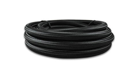 Vibrant - 20ft Roll of Black Nylon Braided Flex Hose with PTFE Liner; AN Size: -8 - 18978 - MST Motorsports