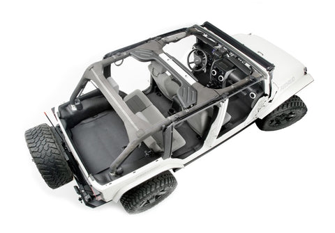 BedRug - BedRug 07-10 Jeep JK Unlimited 4Dr Rear 5pc BedTred Cargo Kit (Incl Tailgate & Tub Liner) - BTJK07R4 - MST Motorsports