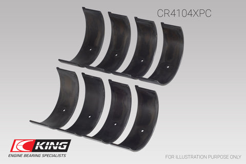 King Engine Bearings - King Audi/VW 83-03 1.6L/1.8L/2.0L Performance Coated Rod Bearing Set - CR4104XPC - MST Motorsports