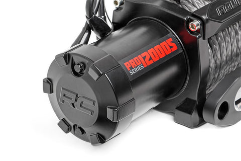 Rough Country - 12,000-Lb PRO Series Electric Winch w/ Synthetic Rope - PRO12000S - MST Motorsports