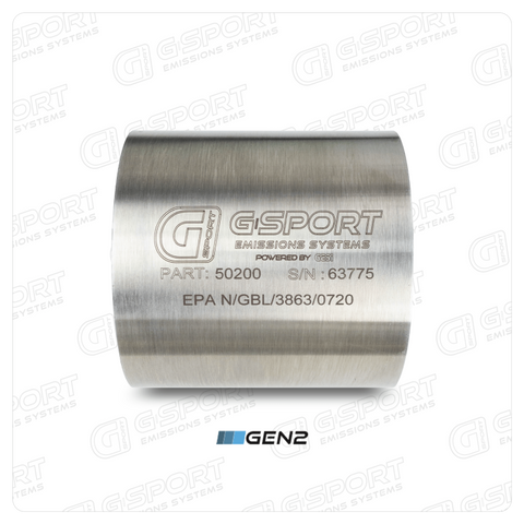 G-Sport - GESI G-Sport 400 CPSI GEN 2 EPA Compliant 4in x 4in High Output Substrate Only- 350-500HP - 50200 - MST Motorsports