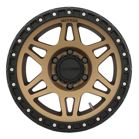Method Wheels - Method MR312 17x9 -12mm Offset 6x5.5 106.25mm CB Method Bronze/Black Street Loc Wheel - MR31279060912N - MST Motorsports