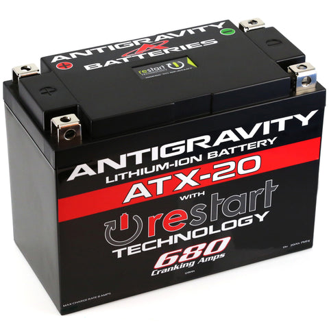 Antigravity Batteries - Antigravity YTX20 Lithium Battery w/Re-Start - AG-ATX20-RS - MST Motorsports