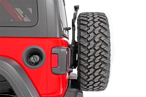 Rough Country - Jeep Spare Tire Relocation Brkt (18-20 Wrangler JL, No Rear Parking Sensors) - 10529 - MST Motorsports