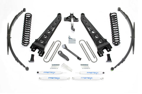 Fabtech - 8" RAD ARM SYS W/COILS & RR LF SPRNGS & PERF SHKS 2008-16 FORD F250/350 4WD - K2128 - MST Motorsports