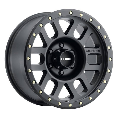 Method Wheels - Method MR309 Grid 17x8.5 0mm Offset 6x5.5 108mm CB Matte Black Wheel - MR30978560500 - MST Motorsports