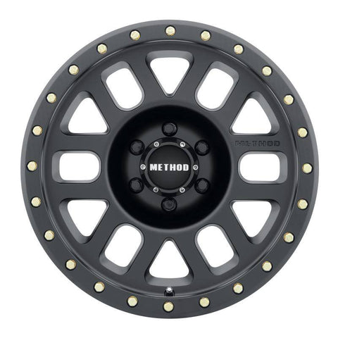 Method Wheels - Method MR309 Grid 17x8.5 0mm Offset 6x5.5 108mm CB Matte Black Wheel - MR30978560500 - MST Motorsports