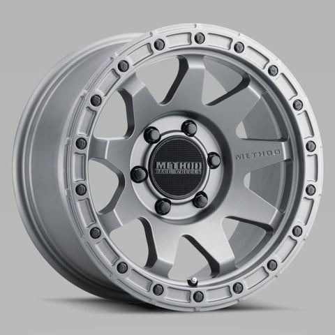 Method Wheels - Method MR317 17x8.5 0mm Offset 6x5.5 106.25mm CB Matte Titanium Wheel - MR31778560800 - MST Motorsports