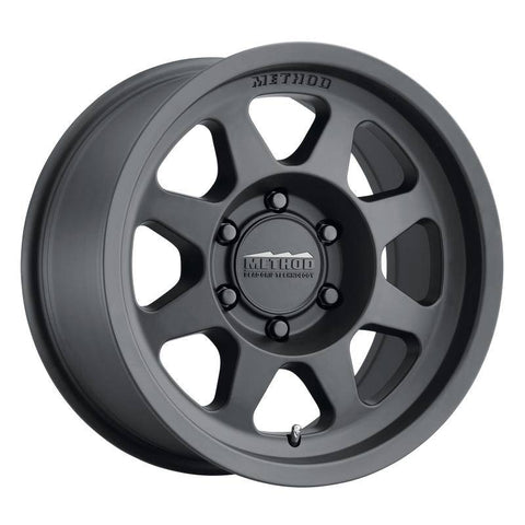 Method Wheels - Method MR701 16x8 0mm Offset 6x5.5 106.25mm CB Matte Black Wheel - MR70168060500 - MST Motorsports