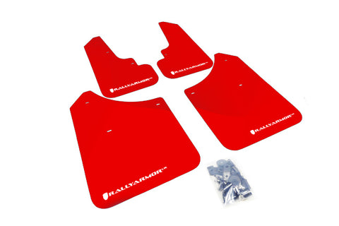 Rally Armor - Red Mud Flap/White Logo - MF5-UR-RD/WH - MST Motorsports