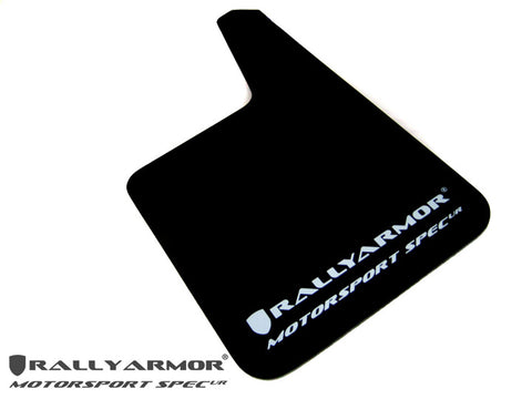 Rally Armor - Black Mud Flap/White Logo - MF20-MSUR-BK/WH - MST Motorsports