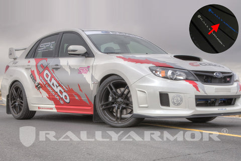 Rally Armor - Black Mud Flap/Blue Logo - MF19-UR-BLK/BL - MST Motorsports