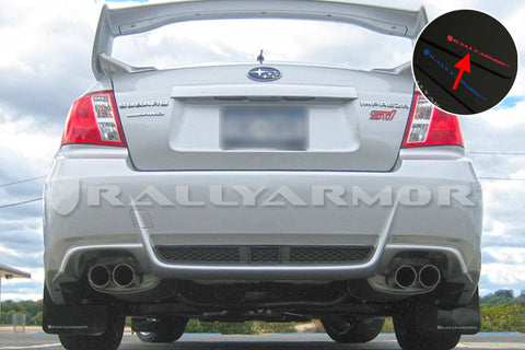 Rally Armor - Black Mud Flap/Red Logo - MF19-UR-BLK/RD - MST Motorsports