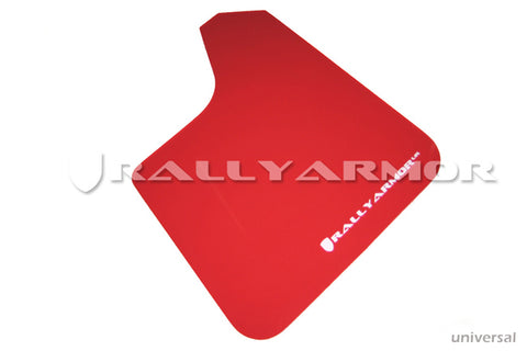 Rally Armor - Red Mud Flap/White Logo - MF12-UR-RD/WH - MST Motorsports