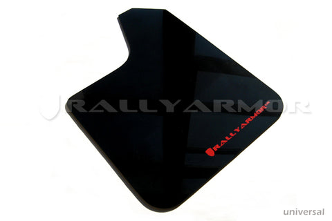 Rally Armor - Black Mud Flap/Red Logo - MF12-UR-BLK/RD - MST Motorsports